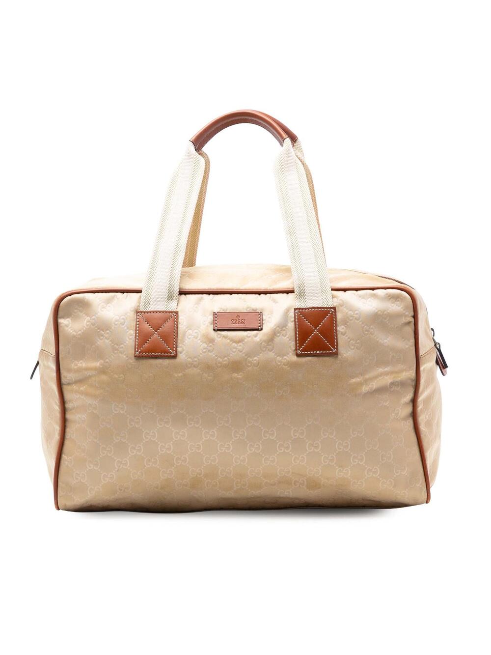 Gucci Gg Nylon Web Travel Bag Pre-Loved #312744G32B